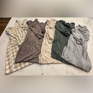 Bundle (5) 0-3M Solly Baby Modal Onesie/ Sack